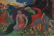 Rupert Bunny Rape of Persephone oil on canvas